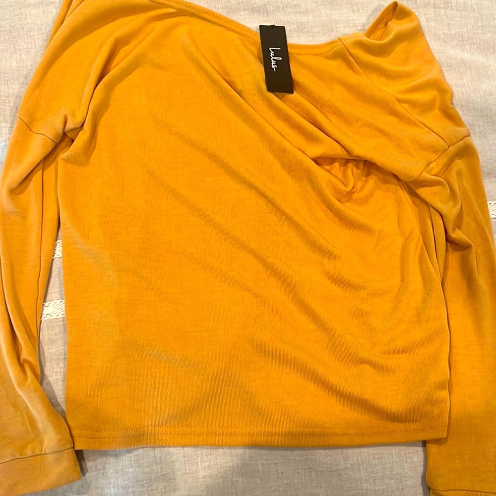 Orange sweater from LuLus.